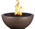 Lava Rocks for Gas Fireplace Lovely Concrete Gas Fire Bowl 37" sonoma