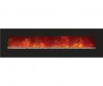 Led Wall Fireplace Inspirational Amantii 81" Built In Wall Mounted Electric Fireplace Wm‐bi