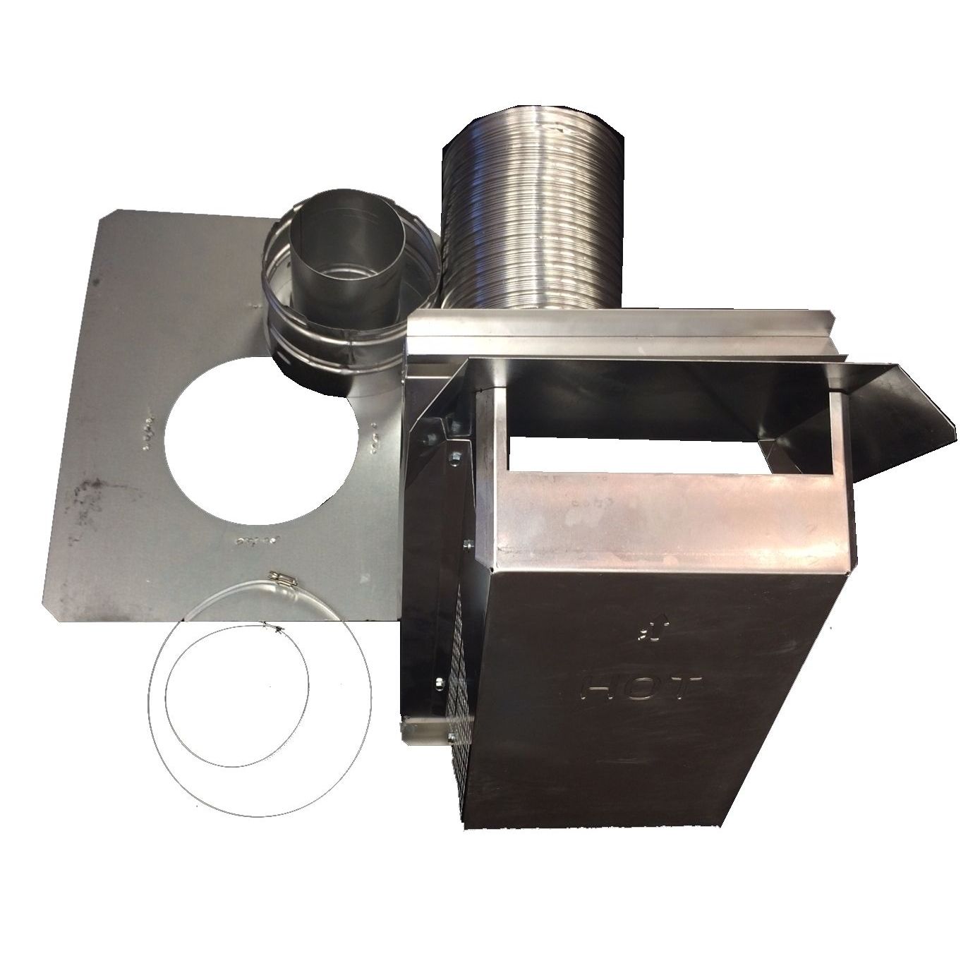 Horizontal Flex Vent Kit 4 5" X 24" SQ Superior xl