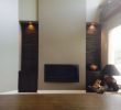 Linear Fireplace with Mantel Luxury Modern Fireplace Linear Fireplace Black Rock Tall