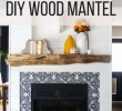 Live Edge Fireplace Mantel Best Of Our Rustic Diy Mantel How to Build A Mantel Love