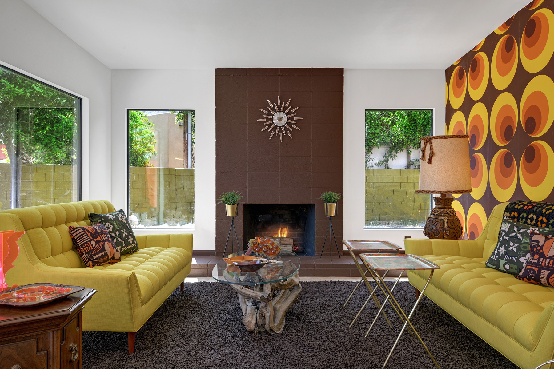 Living Room Layout with Fireplace and Tv Best Of 75 Beautiful Midcentury Modern Living Room & Ideas