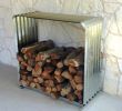 Log Holder for Inside Fireplace Elegant Corrugated Firewood Rack A Unique Way to Store Firewood