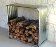 Log Holder for Inside Fireplace Elegant Corrugated Firewood Rack A Unique Way to Store Firewood