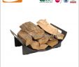 Log Holder for Inside Fireplace Elegant Metal Triangular Fireside Log Holder Buy Firewood Rack