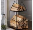 Log Holder for Inside Fireplace Luxury Hearth & Hand with Magnolia House Log Holder