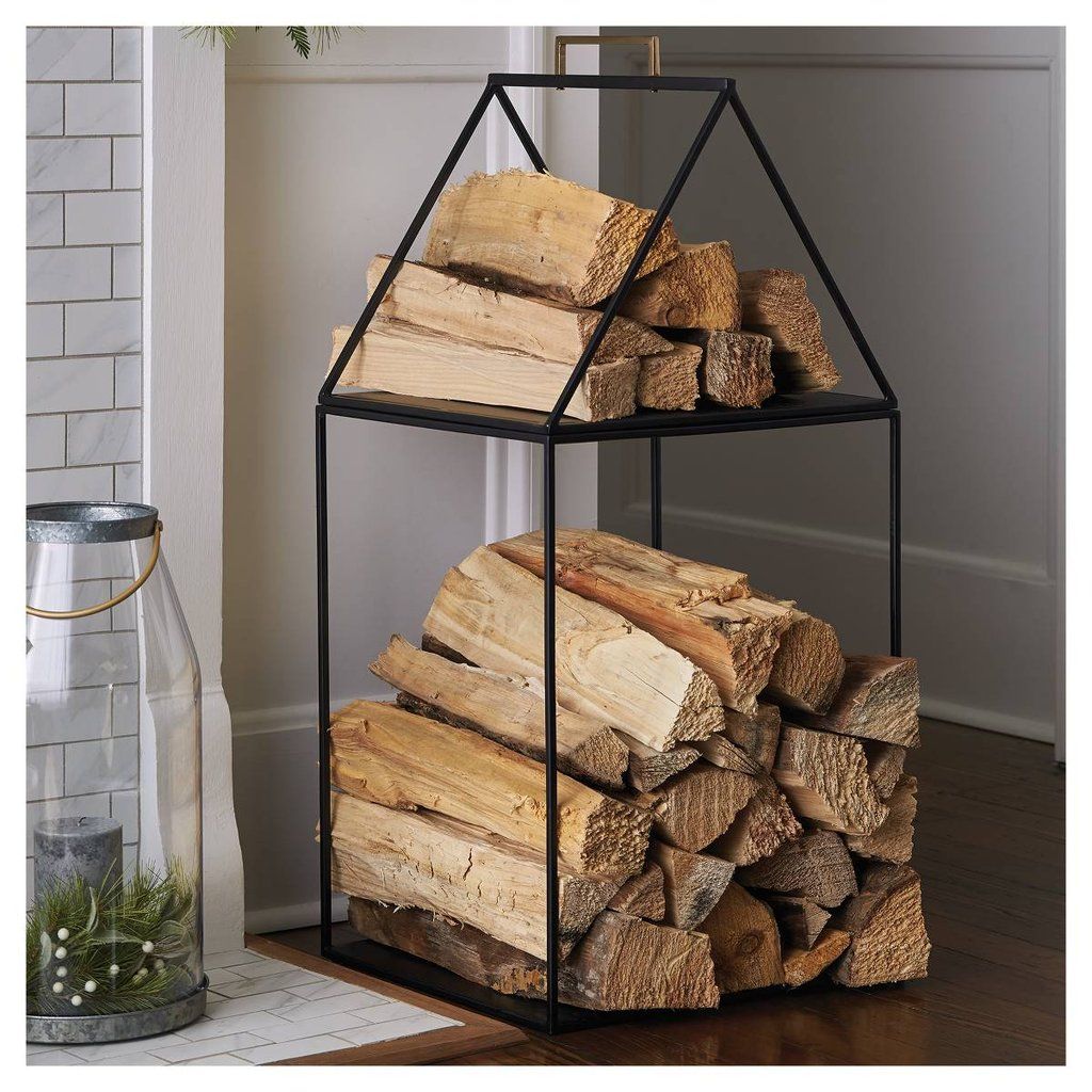 Log Holder for Inside Fireplace Luxury Hearth & Hand with Magnolia House Log Holder