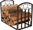Log Holder for Inside Fireplace Luxury Sunnydaze 2 Foot Firewood Log Rack Indoor or Outdoor Wood Storage Decorative Design Bronze