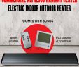 Lumina Fireplace Tv Stand Beautiful 1800w Mercial Alfresco Radiant Strip Patio Heater Electric Indoor Outdoor