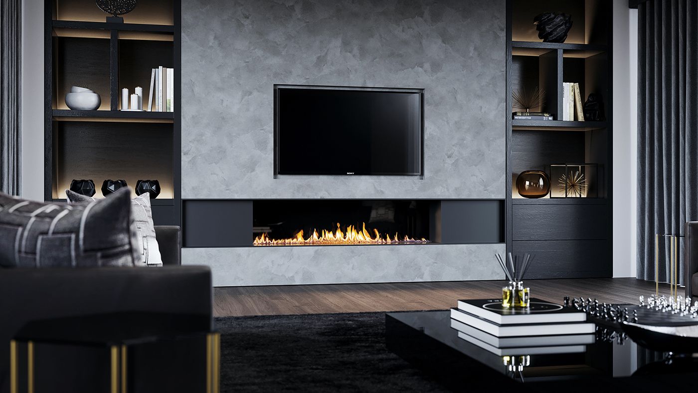 Luxury Fireplace Beautiful Luxury Fireplace 3d Model