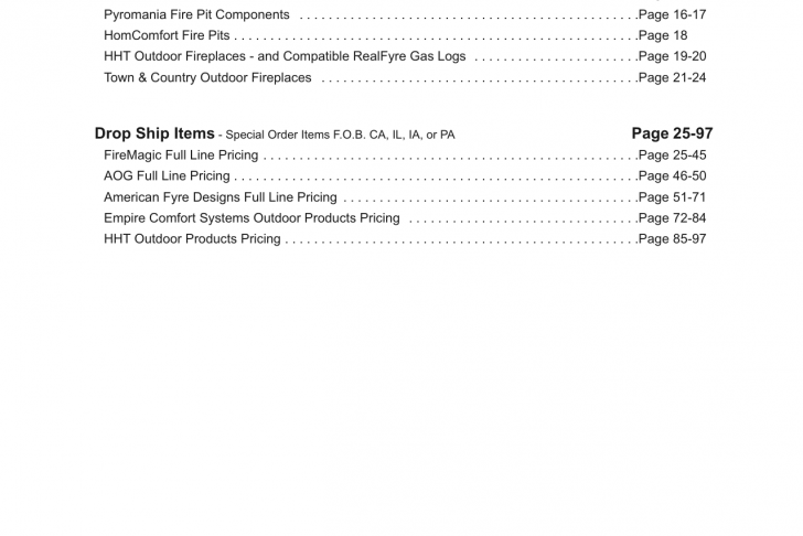 Majestic Fireplace Parts Awesome Table Of Contents