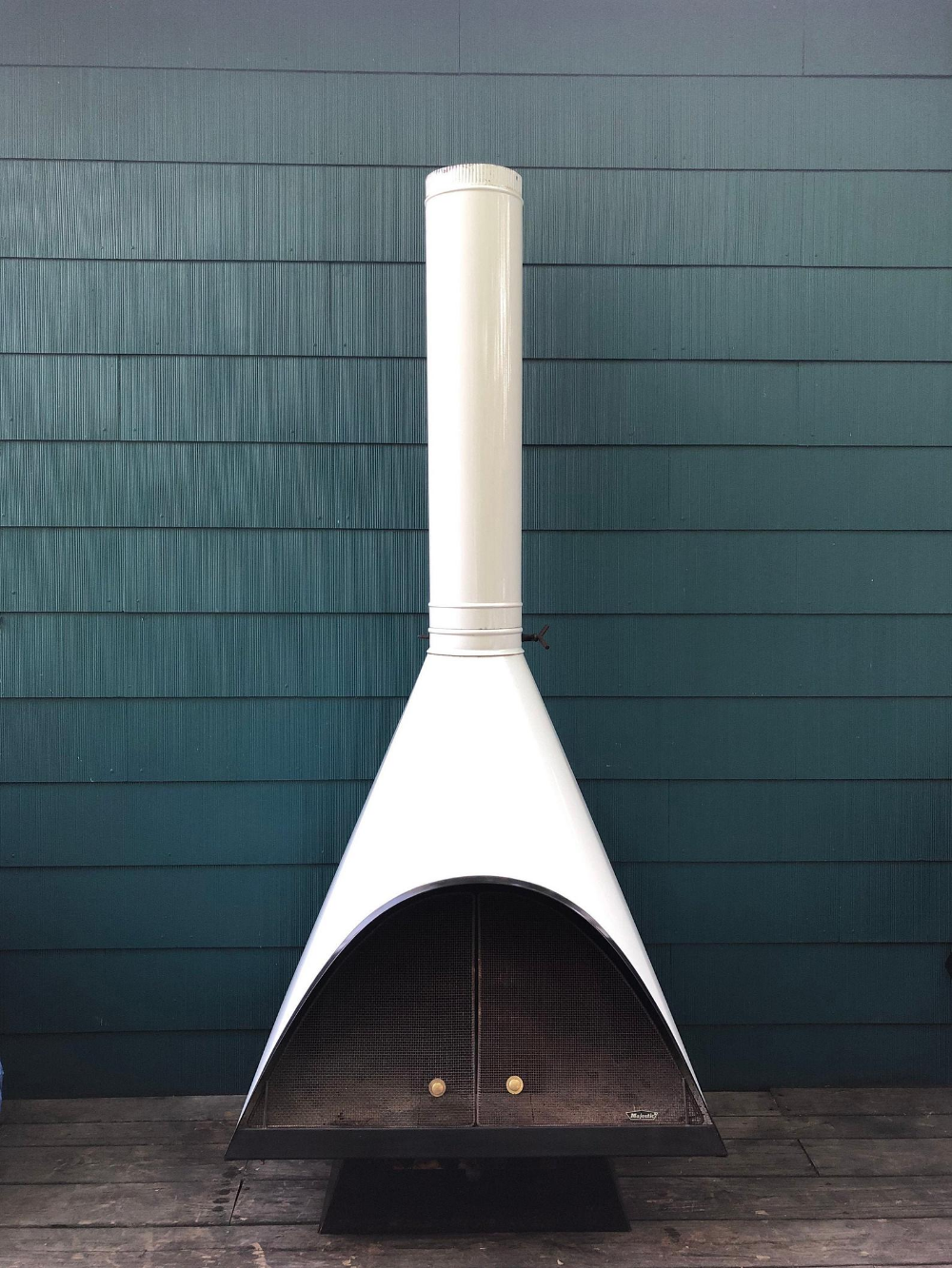 Malm Electric Fireplace Lovely Vintage Majestic Mid Century Modern Cone Fireplace White