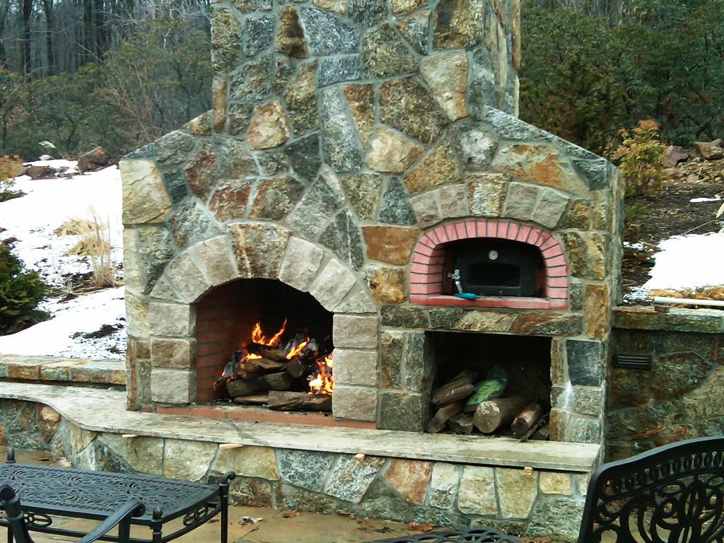Build Outdoor Wood Burning Fireplace