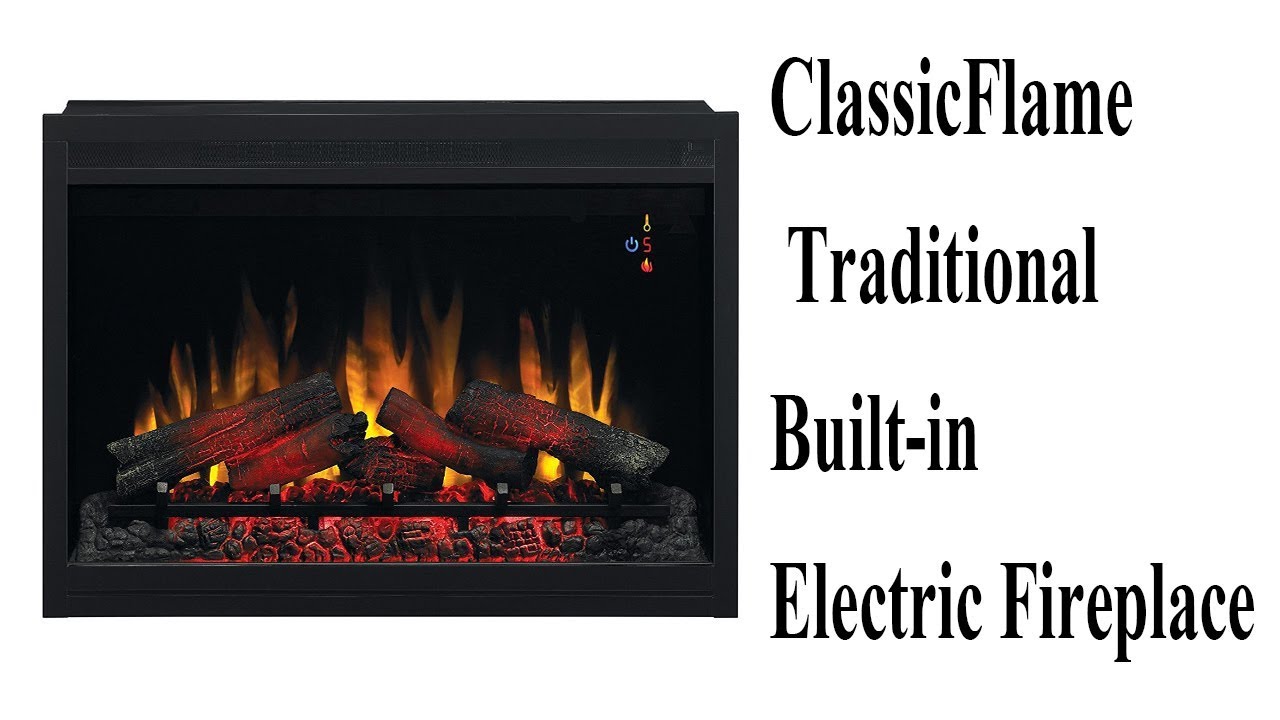 Mantel for Electric Fireplace Insert Awesome Classicflame Traditional Built In Electric Fireplace Review