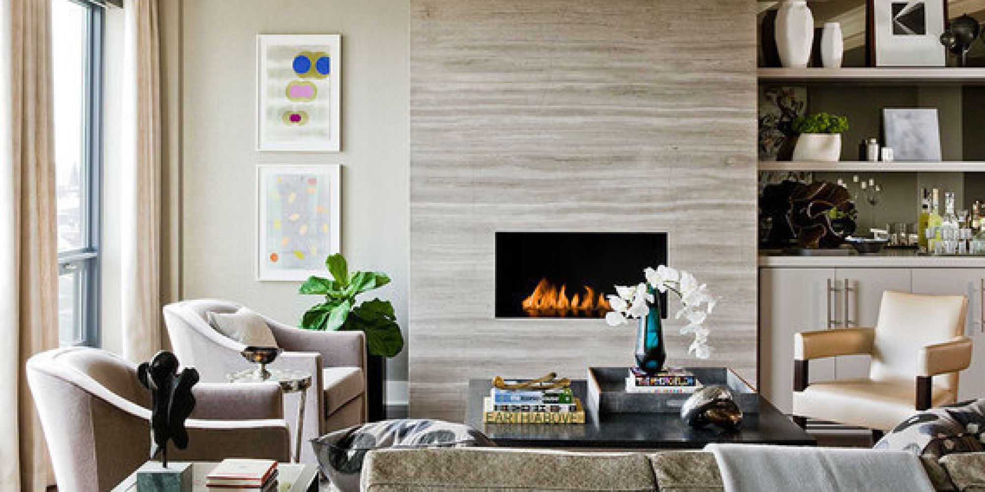 Marble Slab Fireplace Unique Happy Family In Living Room Google Search