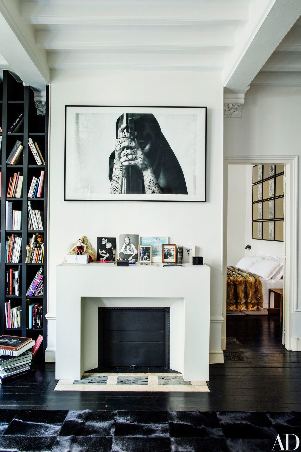 Marco Fireplace Awesome Italian Vogue Editor Franca sozzani S Paris townhouse