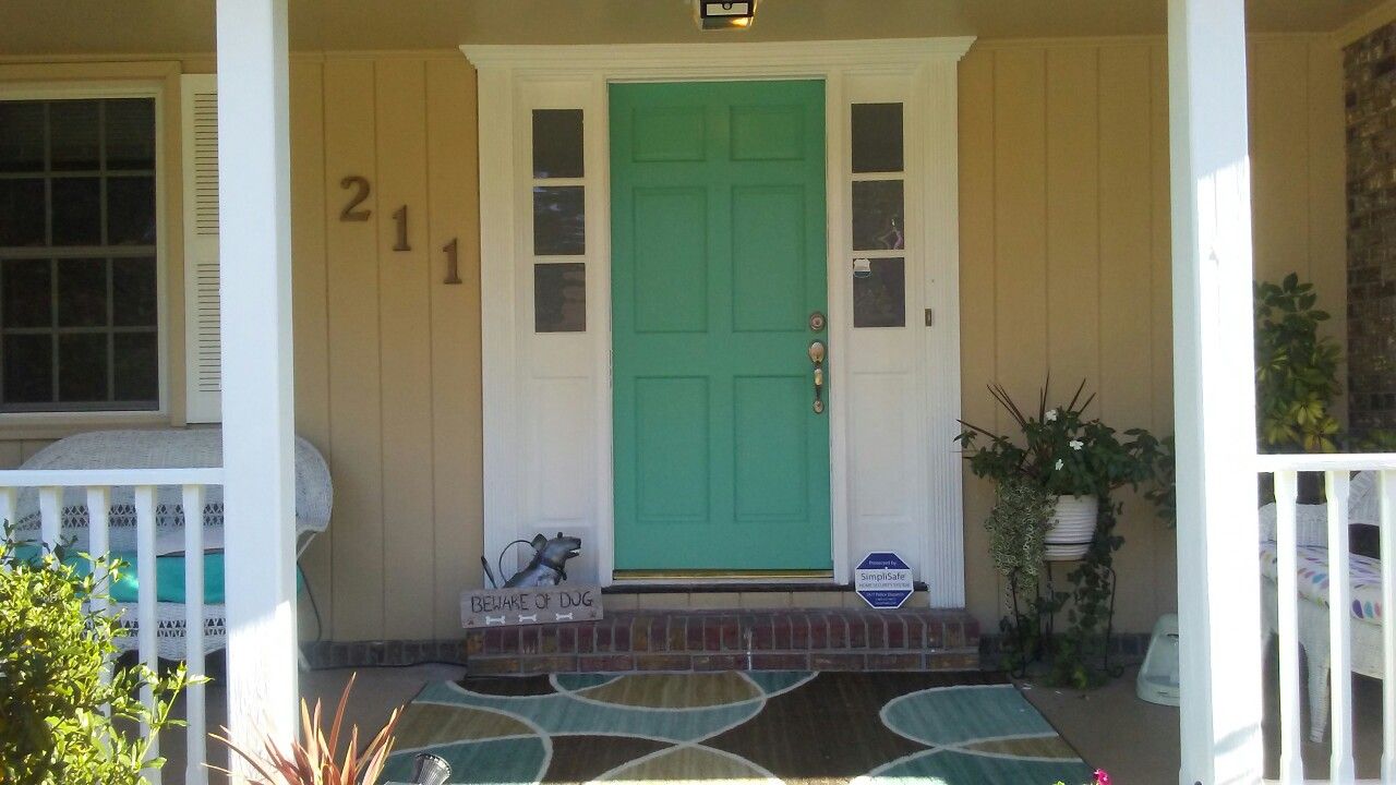 Mason Lite Fireplace Best Of Teal Front Door the Color is Called Capri Teal by Glidden