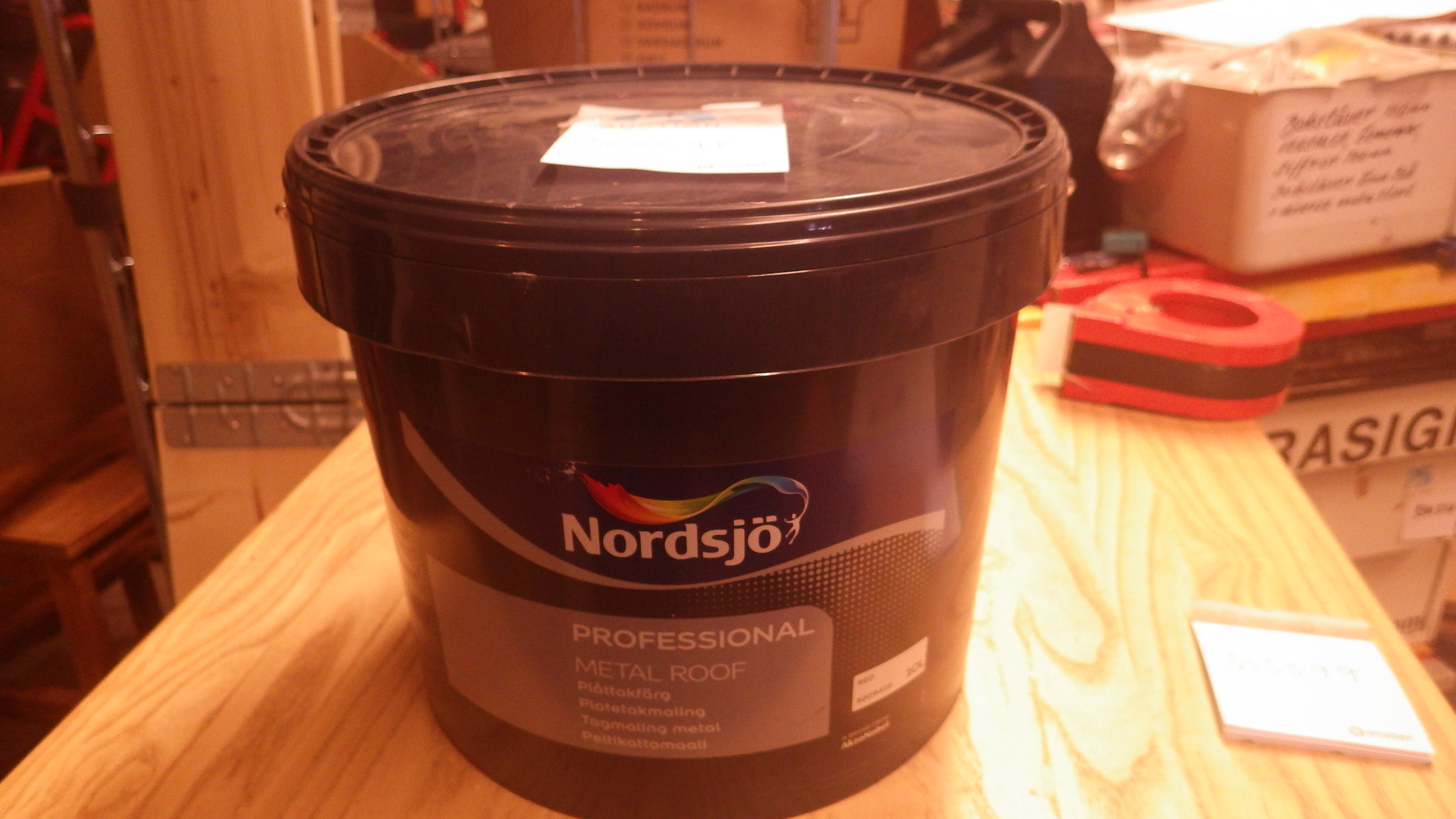 Metal Fireplace Paint Fresh 10 L nordsjö Sheet Metal Roof Paint Ps Auction We Value