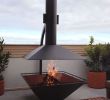 Metal Outdoor Fireplace with Chimney Awesome to Close