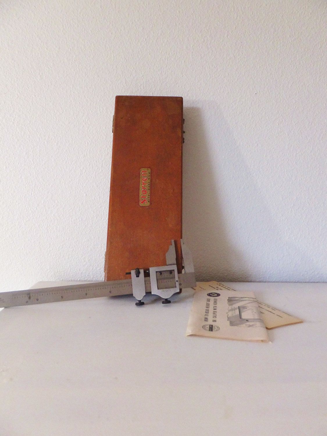 Vintage Measurement Tool Starrett Caliper Height Gage 0d5df680af4aa206edf c c4