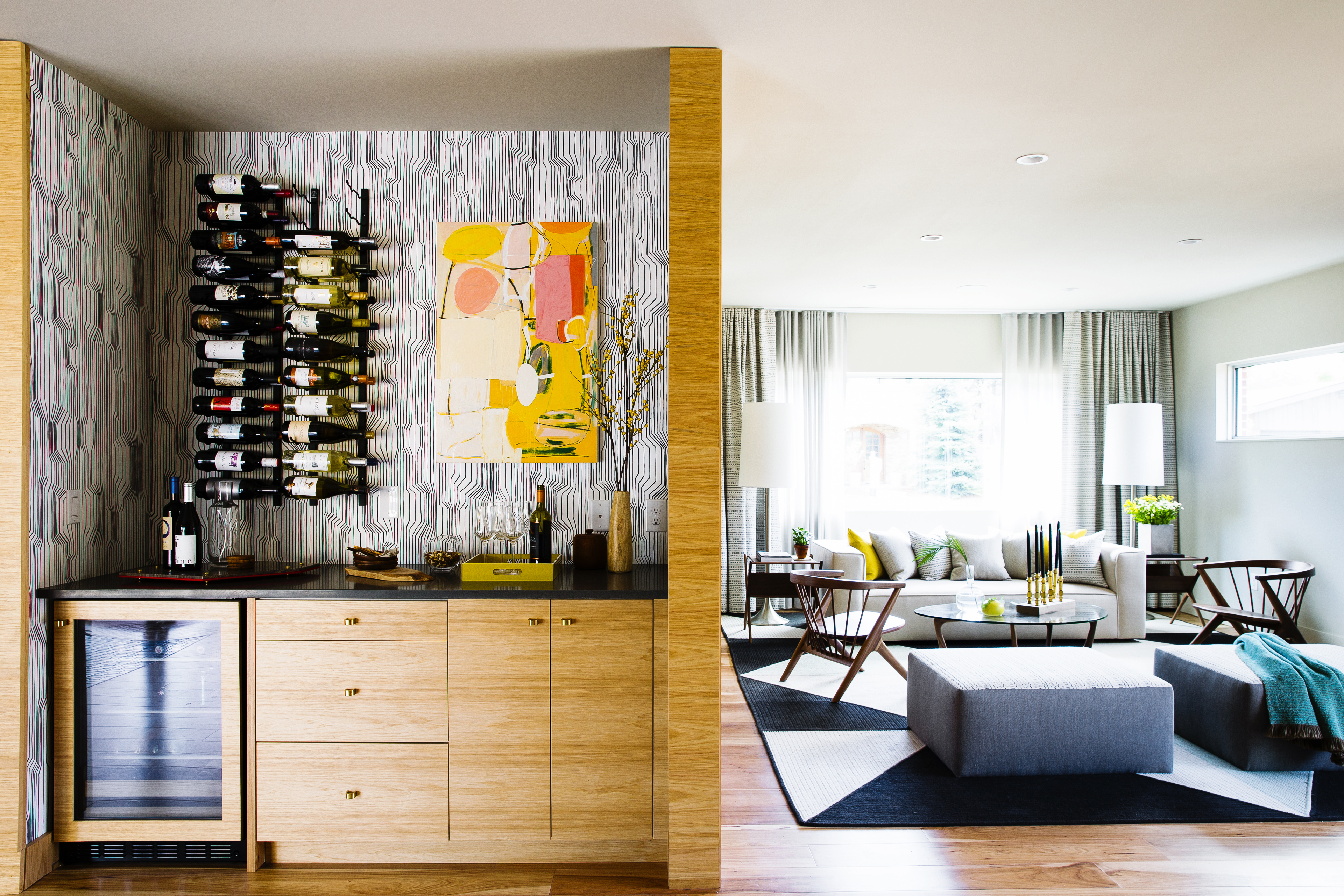 Smart Ideas from a Stunning Mid Century Modern Remodel idea house denver midcentury remodel living space 1115