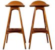 Mid Century Modern Fireplace tools Unique Mid Century Modern O D Mobler Danish Teak Bar Counter Stools A Pair