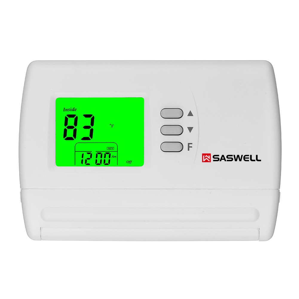 Millivolt thermostat for Gas Fireplace New Single Stage 5 2 Programmable thermostat 24 Volt or Millivolt System 1 Heat 1 Cool Saswell Sas900stk 2