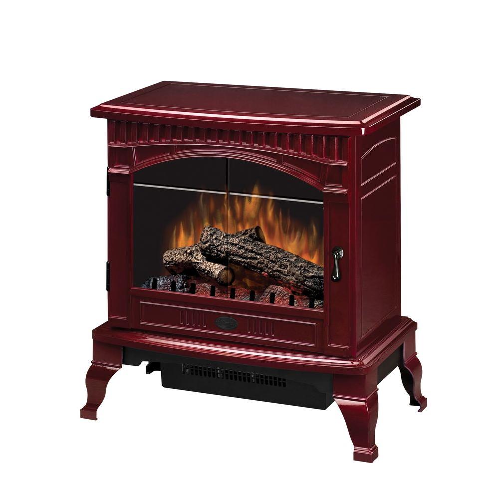 Traditional 400 sq ft Electric Stove in Red dimplex electric stove heaters ds5629cr 64 1000