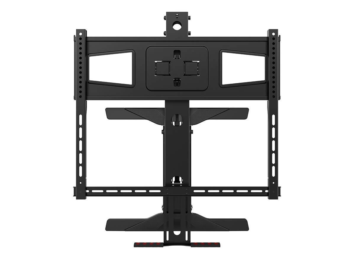 Minimum Distance Between Fireplace and Tv Luxury Monoprice Fireplace Pull Down Full Motion Tv Wall Mount 40 to 63 Inch Tvs