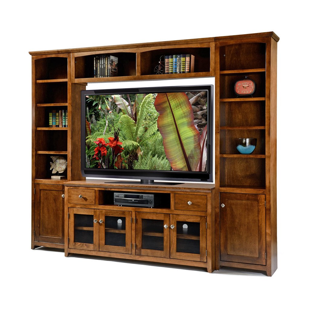 Mirrored Fireplace Tv Stand New Od A S61wall Shaker Alder Wall System with 61" Tv Stand