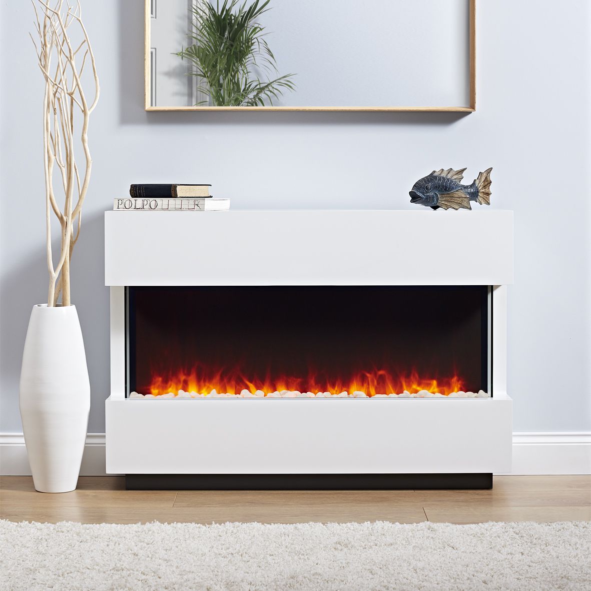 Modern Electric Fireplace Freestanding Elegant Focal Point Focalpoint1 On Pinterest