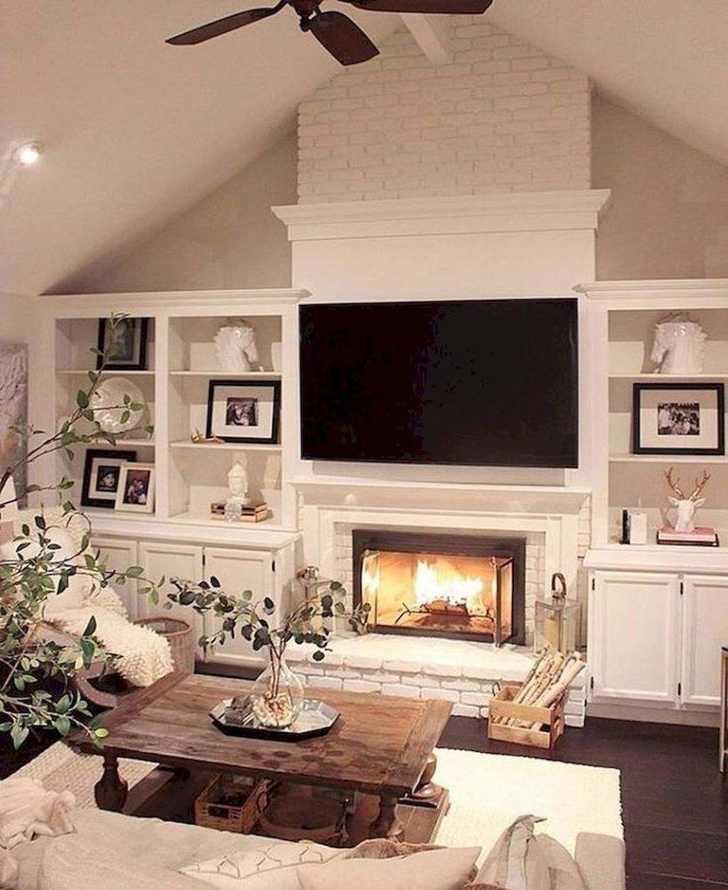 Modern Farmhouse Fireplace Elegant 66 Best Farmhouse Living Room Remodel Ideas 47