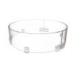 Modern Glass Fireplace Screen Elegant Ecosmart Glass Fire Screen for Martini and Pod 30 Fire Pits