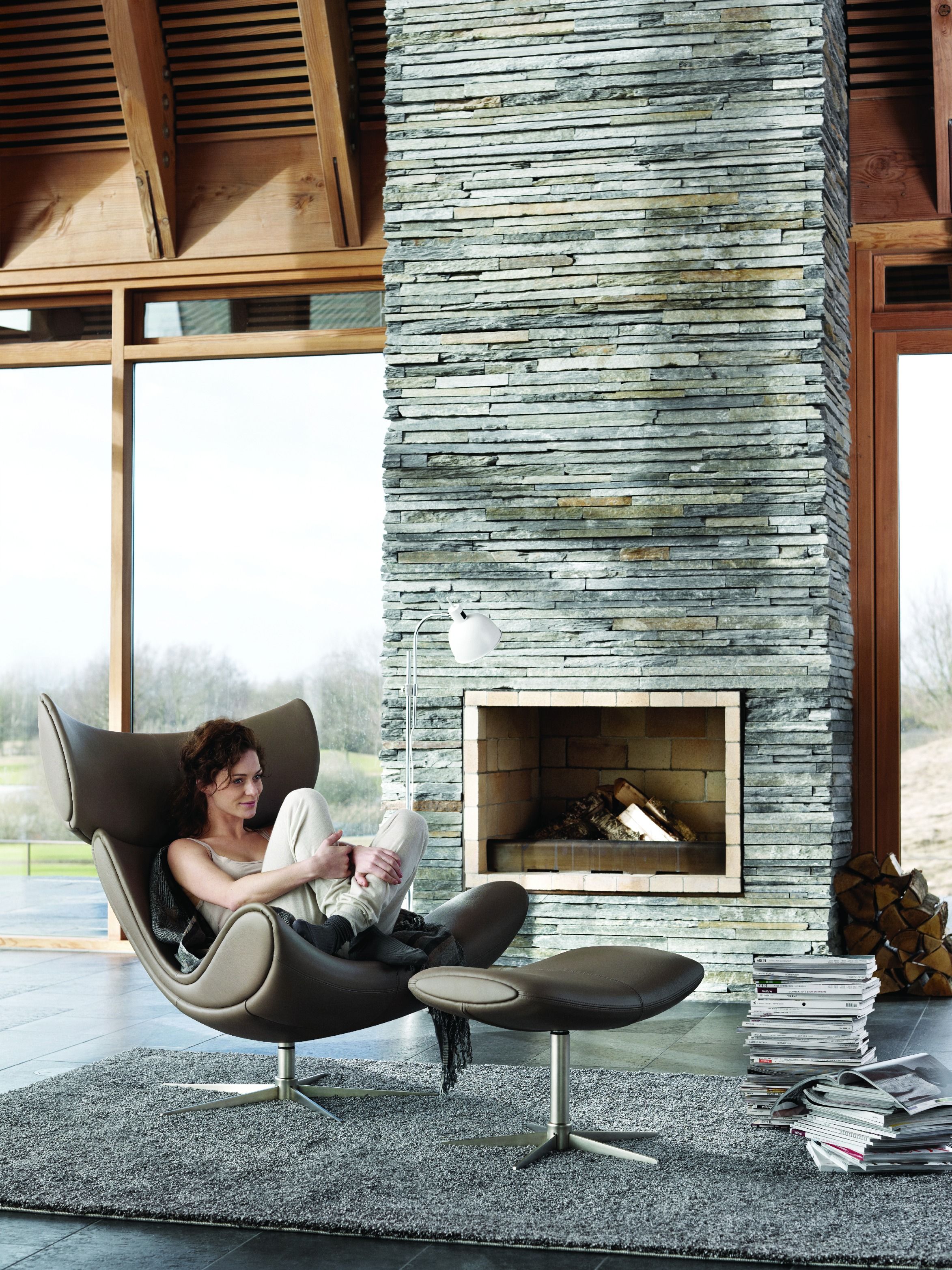 Modern Stone Fireplace Awesome Imola Chair Chairs