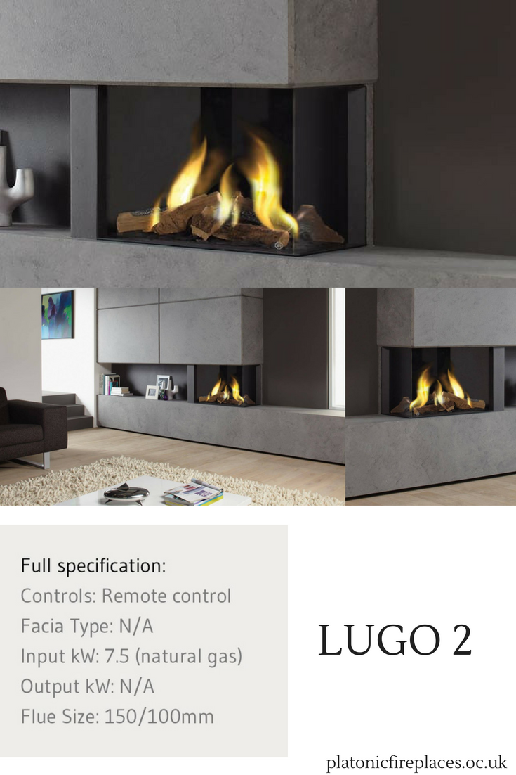 Modern Wall Fireplace Best Of Versatile Two Sided Corner Fire the Lugo 2 is Available In
