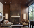 Modern Wall Fireplace Elegant Wood Panel Wall for Fireplace