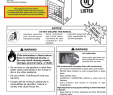 Monessen Fireplace Parts Best Of Install Manual Hearth & Home Technologies