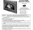 Montigo Fireplace Parts Elegant 35 Custom Builder Cb Owner S Manual