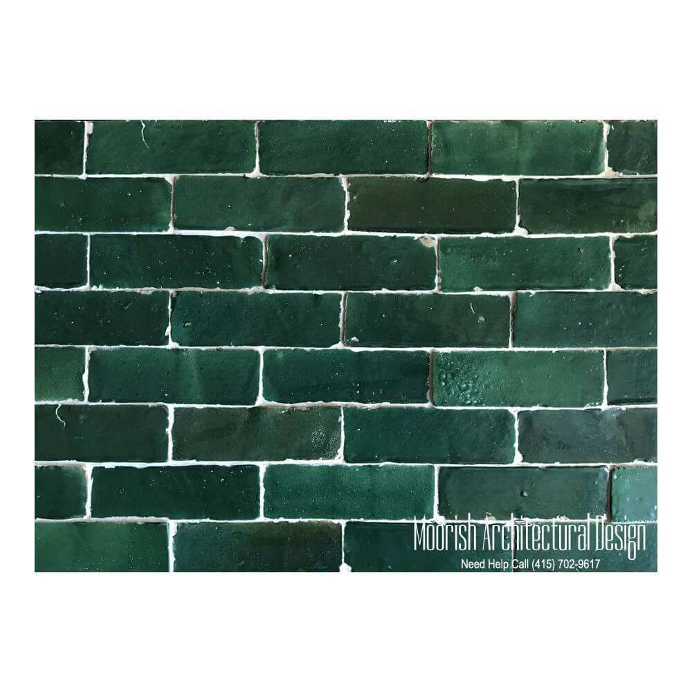 Moroccan Tile Fireplace Luxury Lovely Green Tiles theibizakitchen