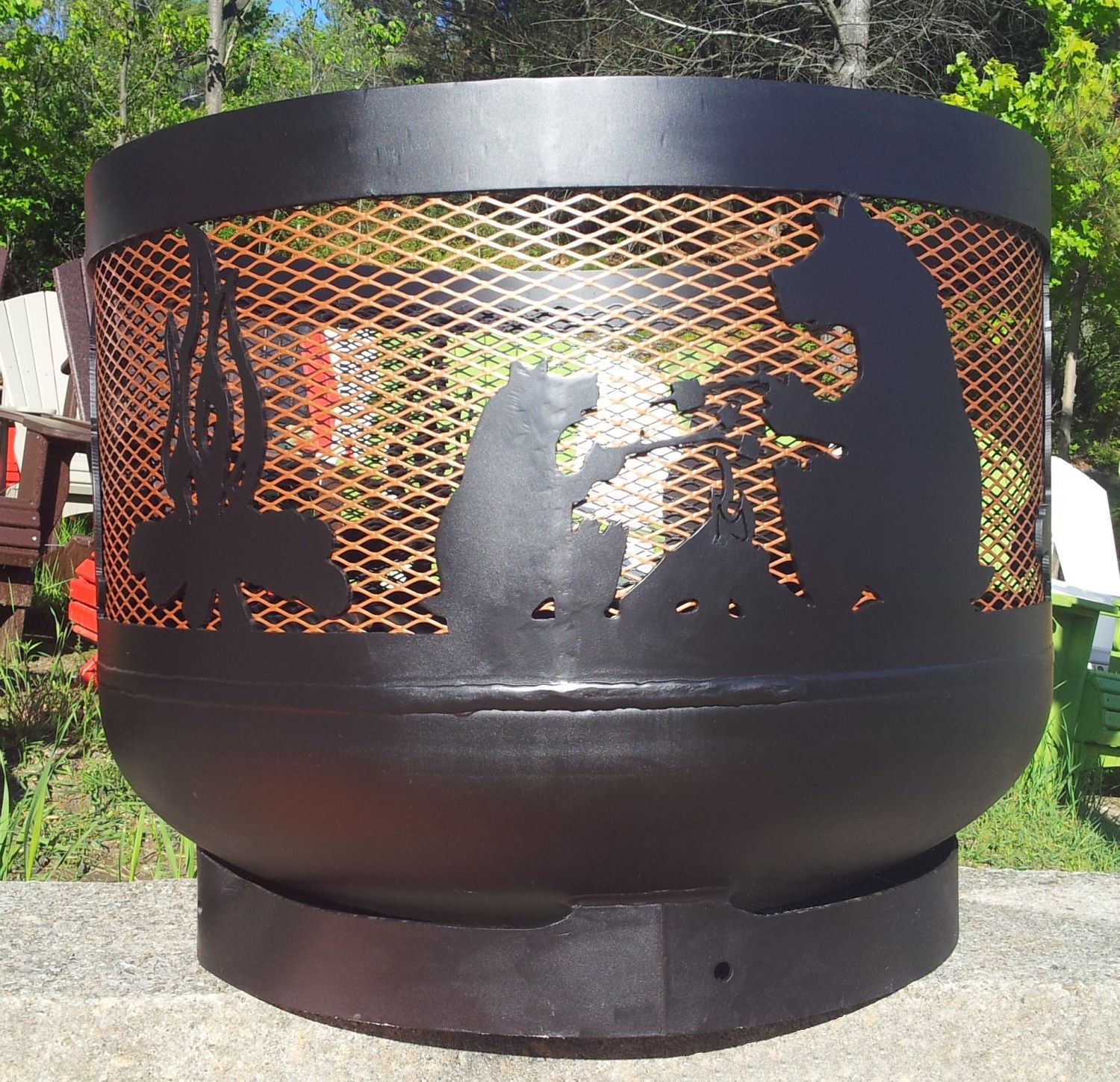Muskoka Fireplace Inspirational Wood Burning Muskoka Fire Pit 30" Diameter Made Out Of