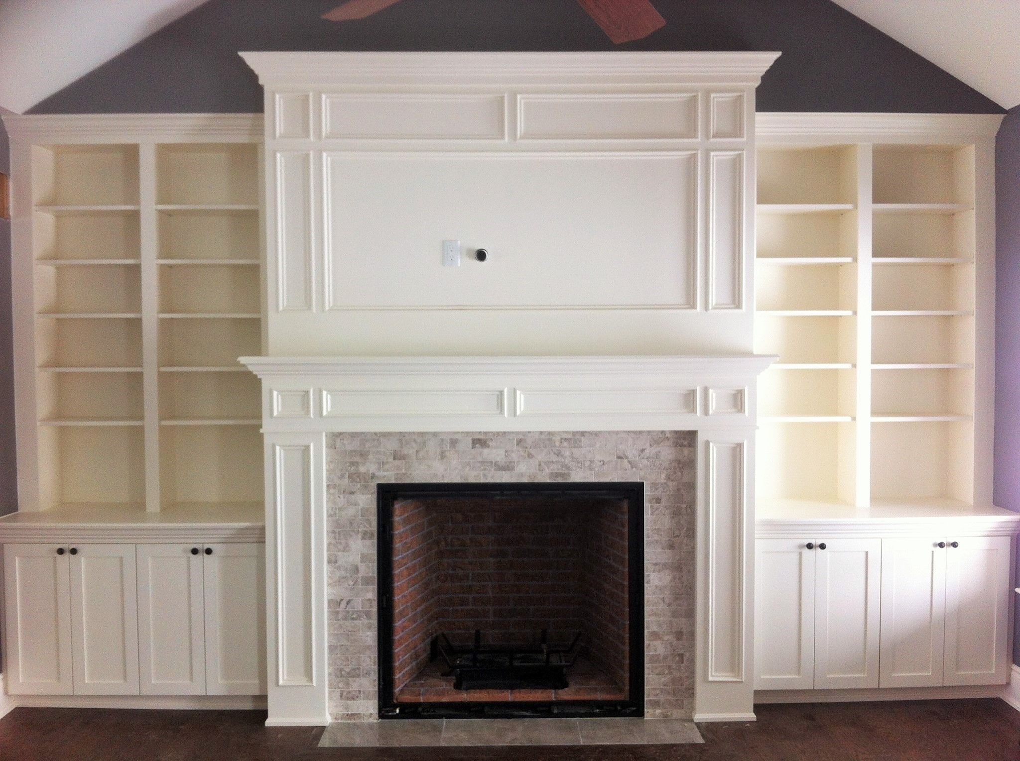 Fireplaces with book shelves Blue Pinterest 28ecb8da2dbacd8ea5e