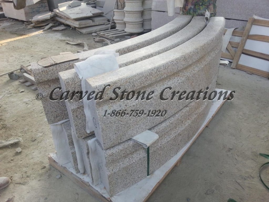 Natural Stone Fireplace Surround Best Of 12 Od Round Cypress Fountain Surround Charcoal Grey