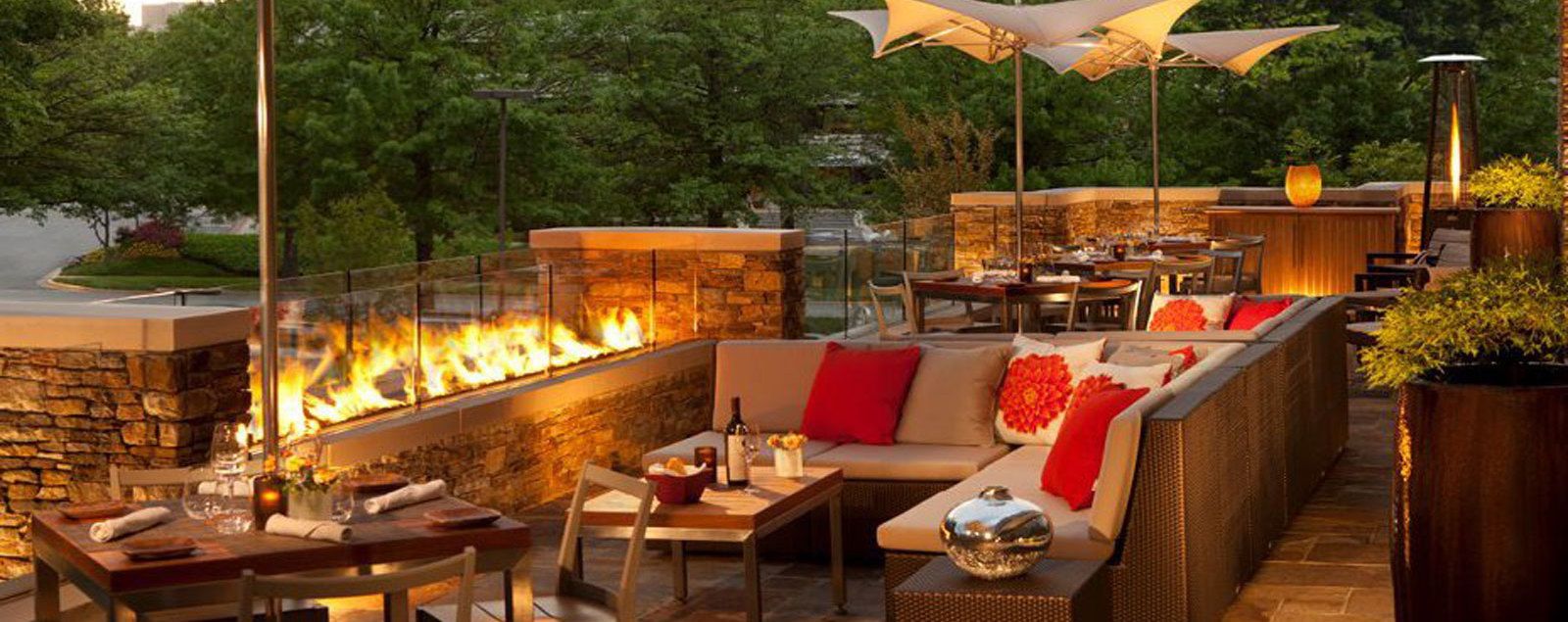 outdoor restaurant seating fireplace Google Search 1d0d5cccd3dae06bdf385e68b84eb7bc