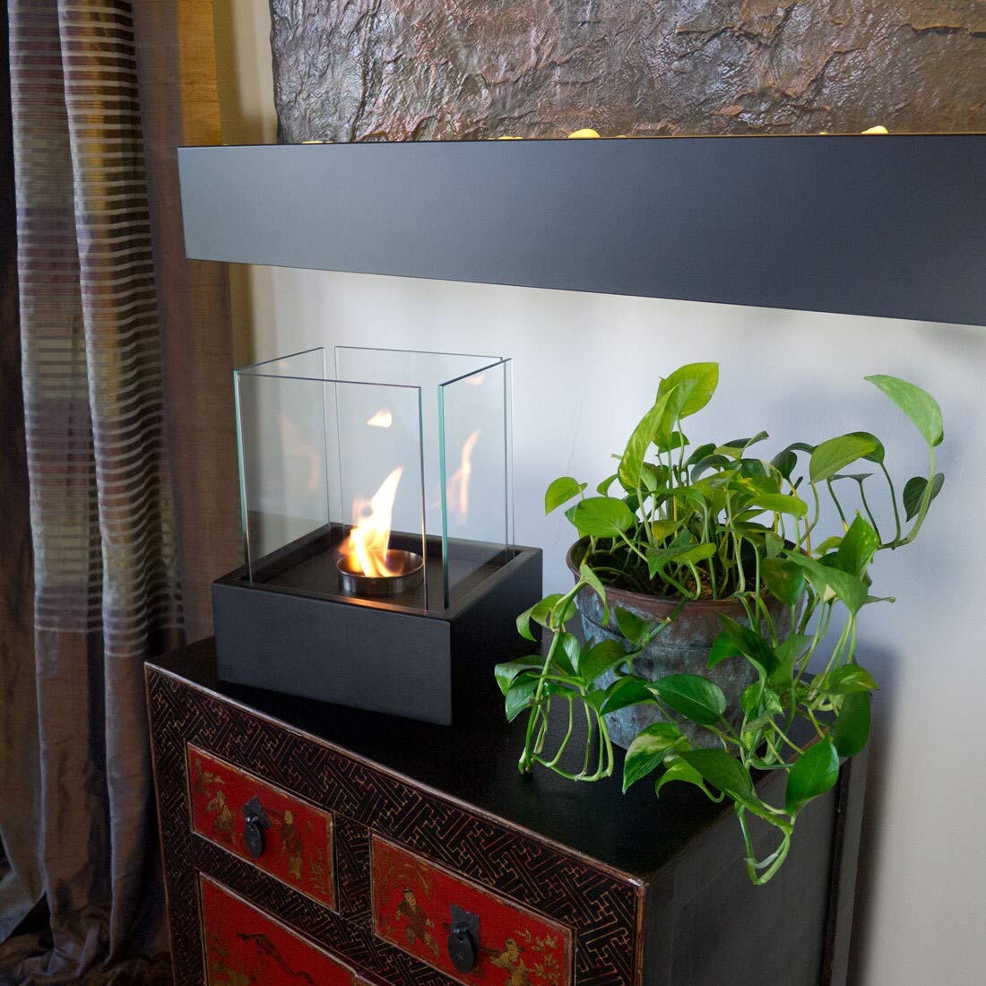 Nu Flame Lampada Tabletop Ethanol Fireplace 71O jdC2lLL SL1100