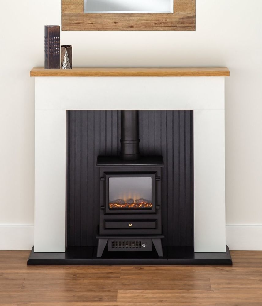Oak Electric Fireplace Best Of Electric Fire Stove Oak Mantle White Black Fireplace Suite