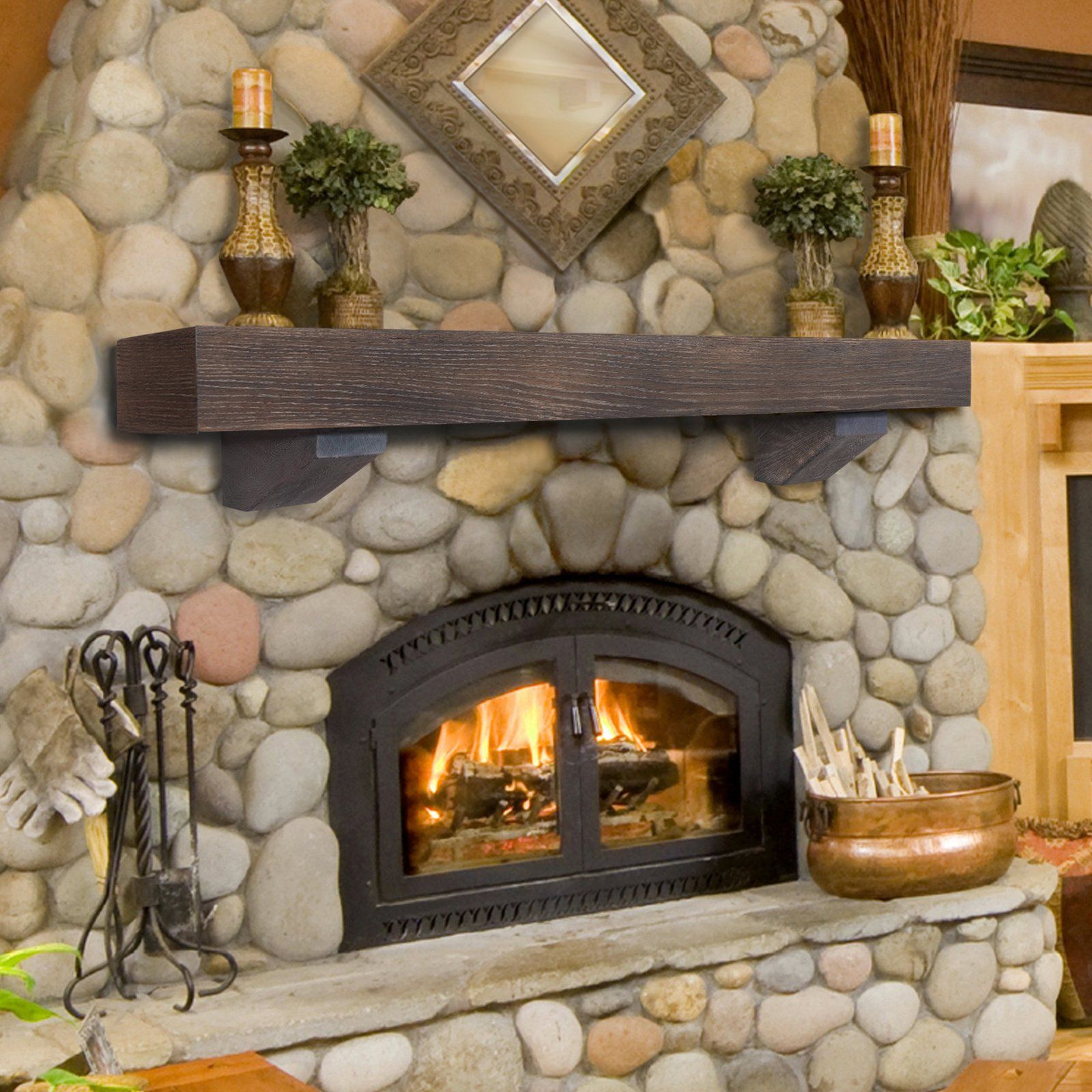 Oak Fireplace Mantel Beautiful Have to Have It Donny Osmond Home Heritage Series Reclaimed