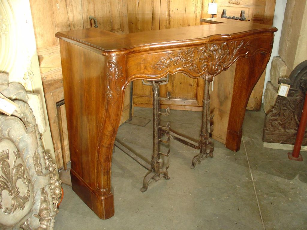Oak Fireplace Mantel New Antique French Walnut Wood Fireplace Mantel Circa 1860