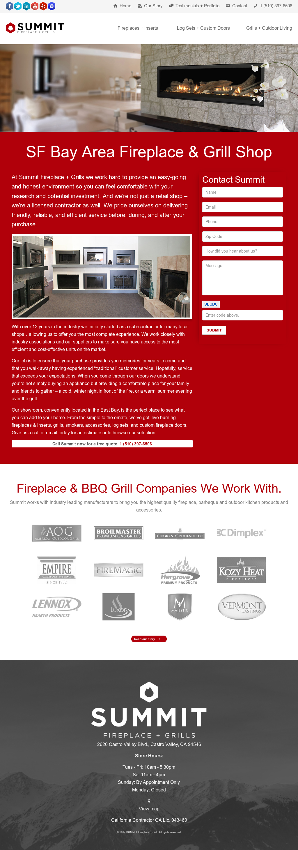 Summit Fireplace And Grills petitors Revenue and