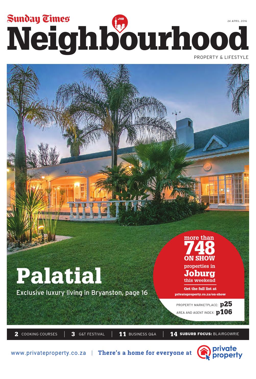 Neighbourhood JHB 24 April 2016 by Your Neighbourhood issuu page 1