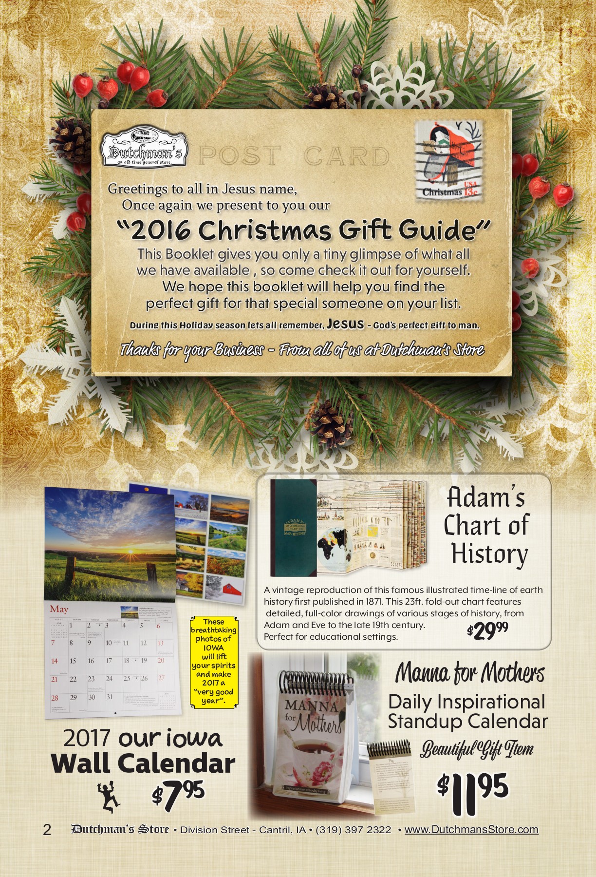 Original Dutchman Amish Fireplace Luxury Christmas Booklet 2016 Final Pages 1 20 Text Version